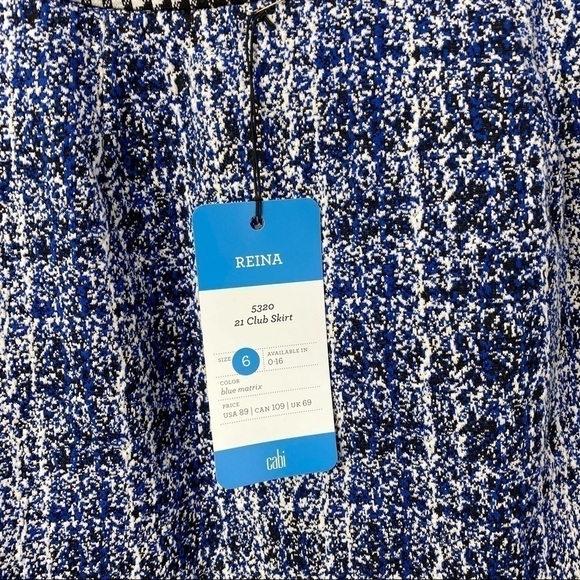 Cabi high waisted skirt houndstooth NWT - Picture 4 of 5